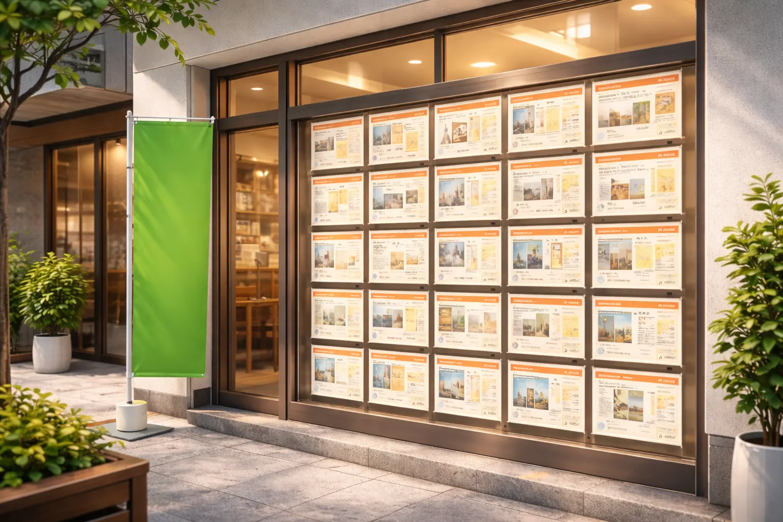 不動産店頭チラシ